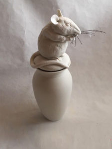 Mouse Lid Vase